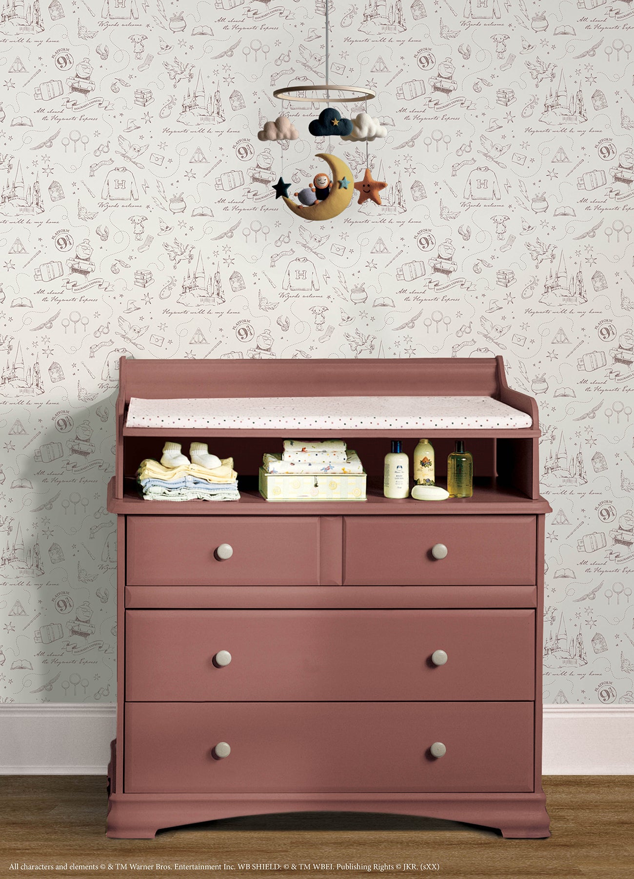 Harry Potter Magical Moments Trail Peel & Stick Wallpaper Peel and Stick Wallpaper RoomMates