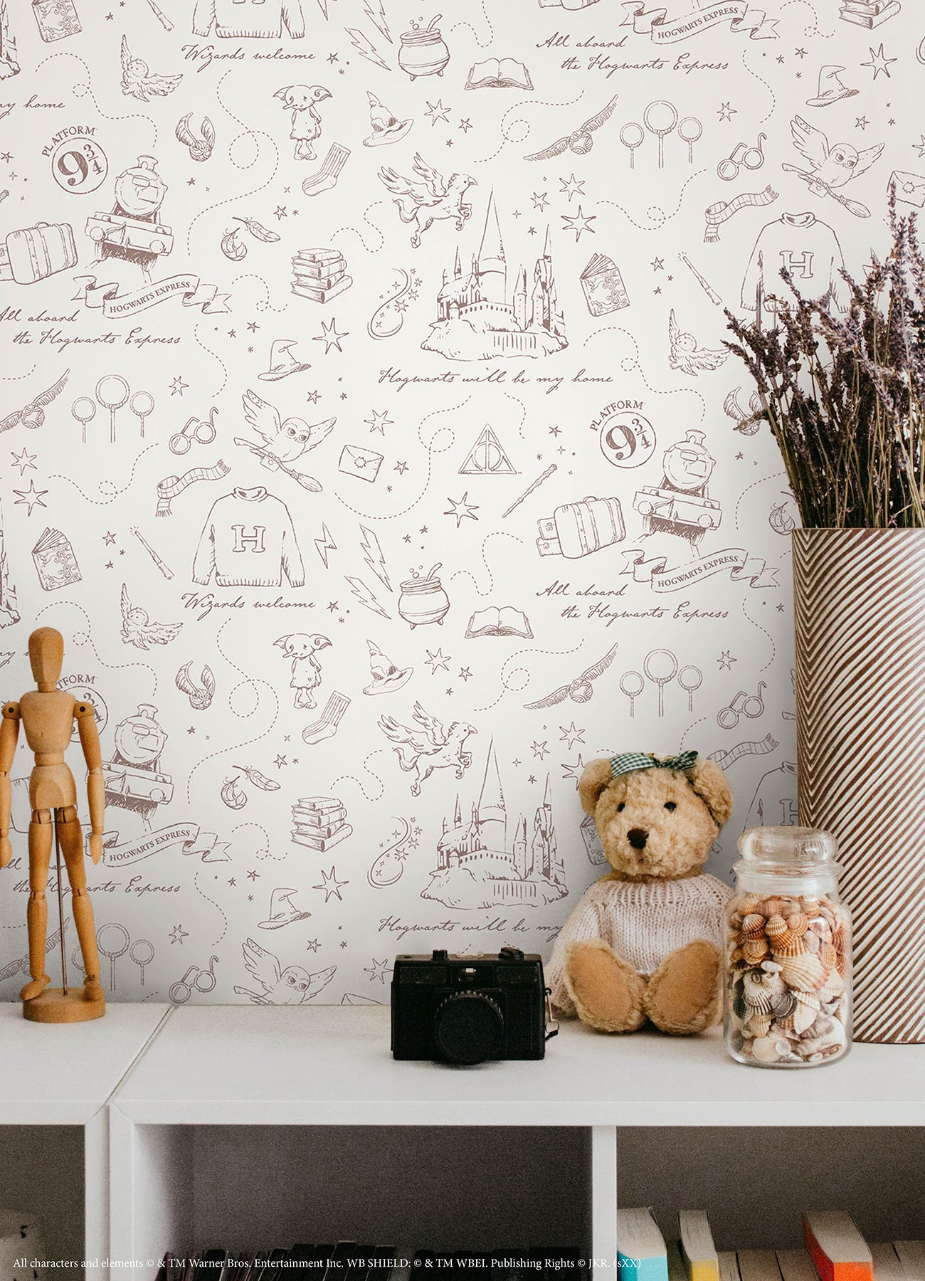 Harry Potter Magical Moments Trail Peel & Stick Wallpaper Peel and Stick Wallpaper RoomMates