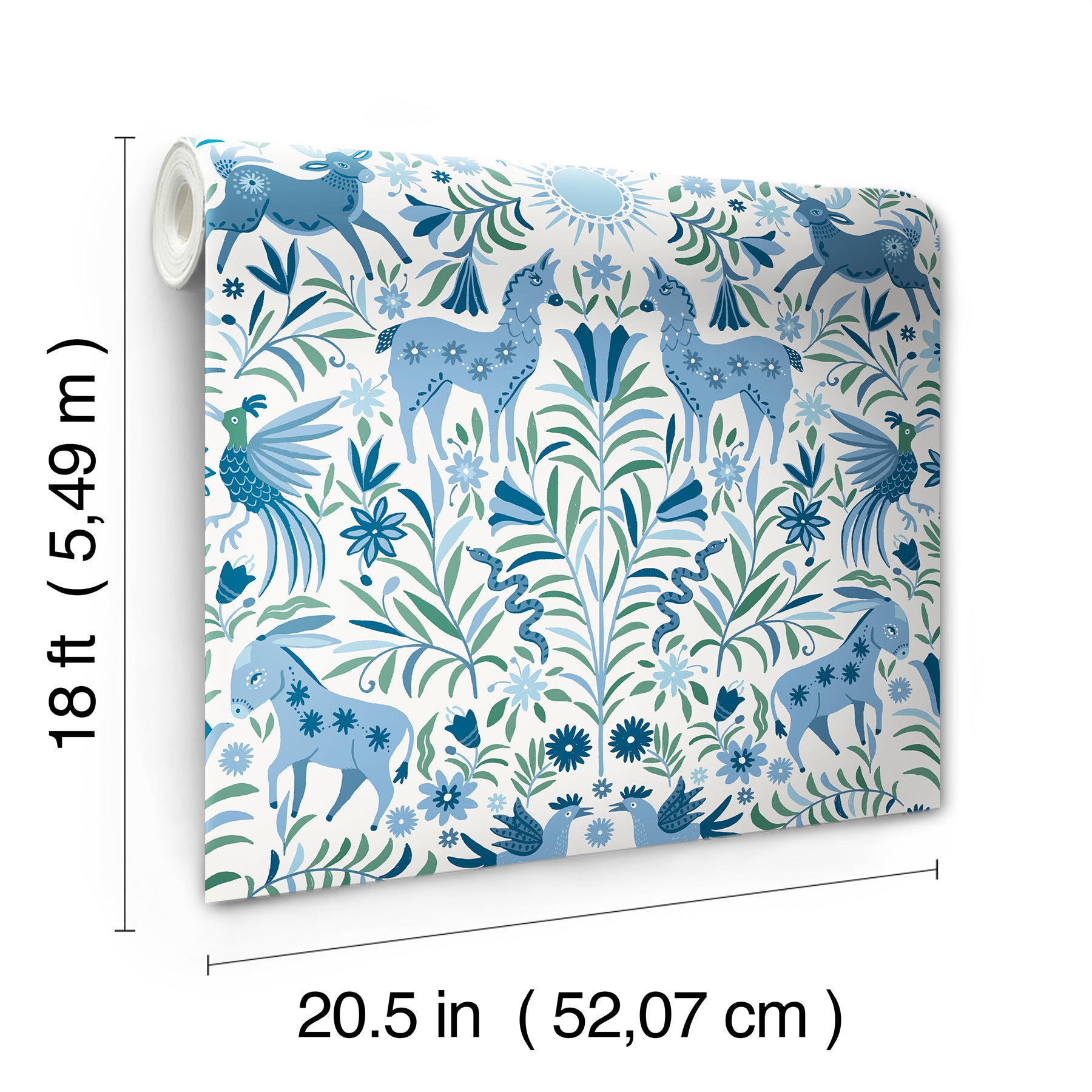 Whimsical Creatures Peel & Stick Wallpaper Peel and Stick Wallpaper RoomMates