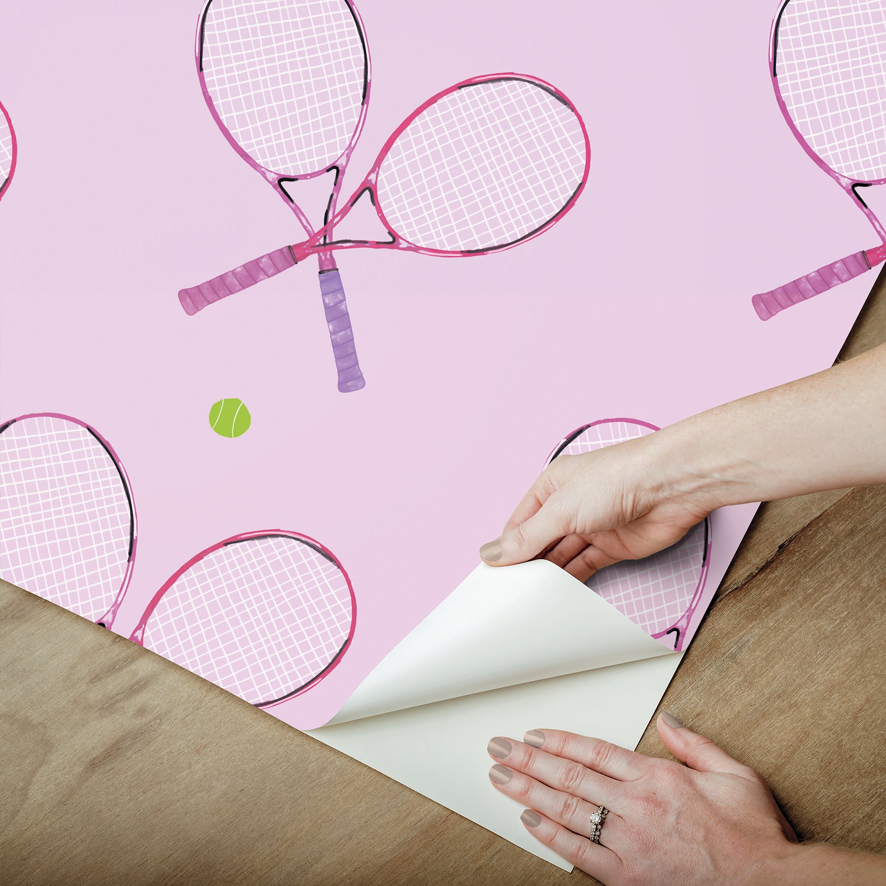 40 Love Peel & Stick Wallpaper Peel and Stick Wallpaper RoomMates