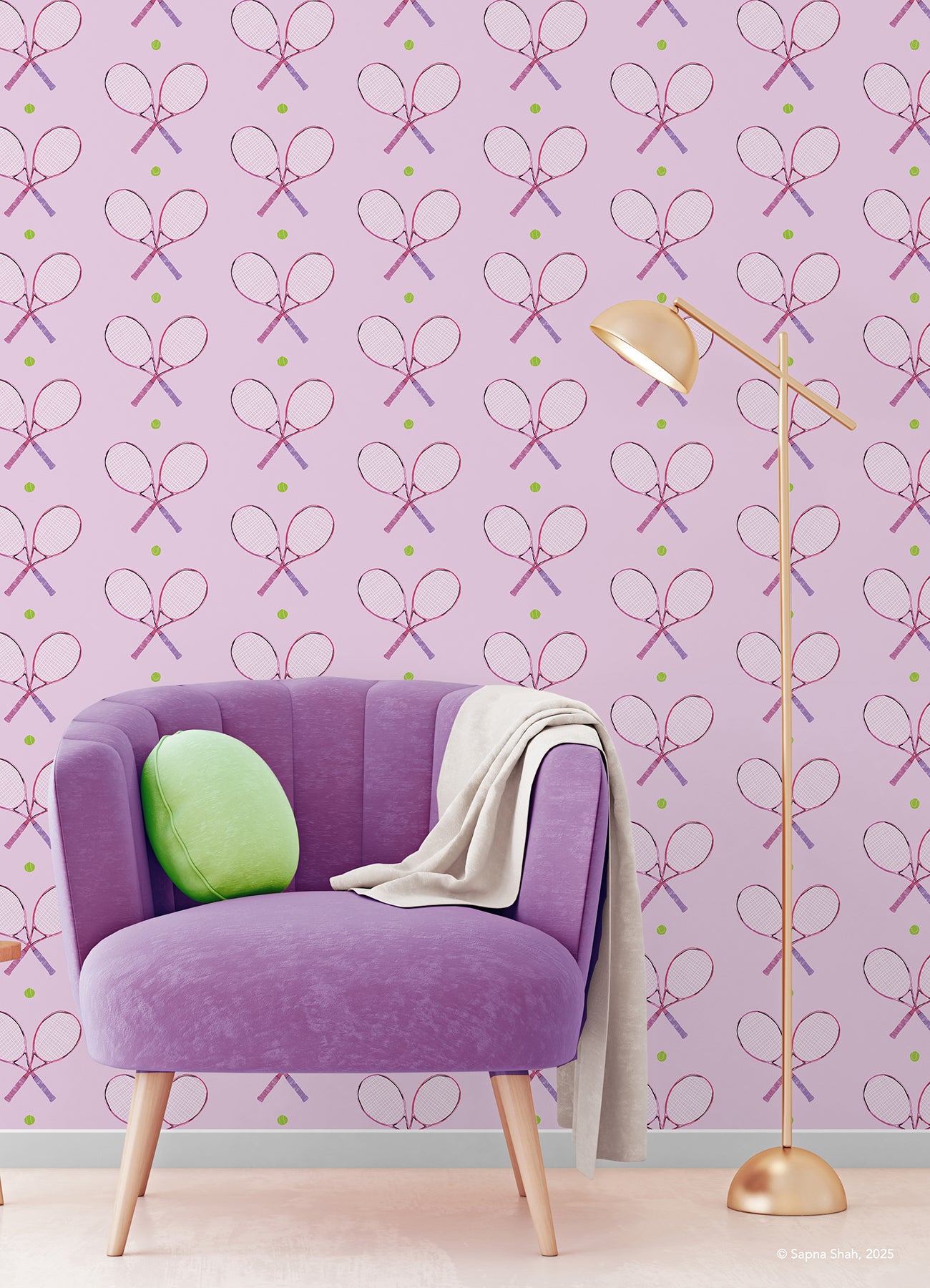 40 Love Peel & Stick Wallpaper Peel and Stick Wallpaper RoomMates