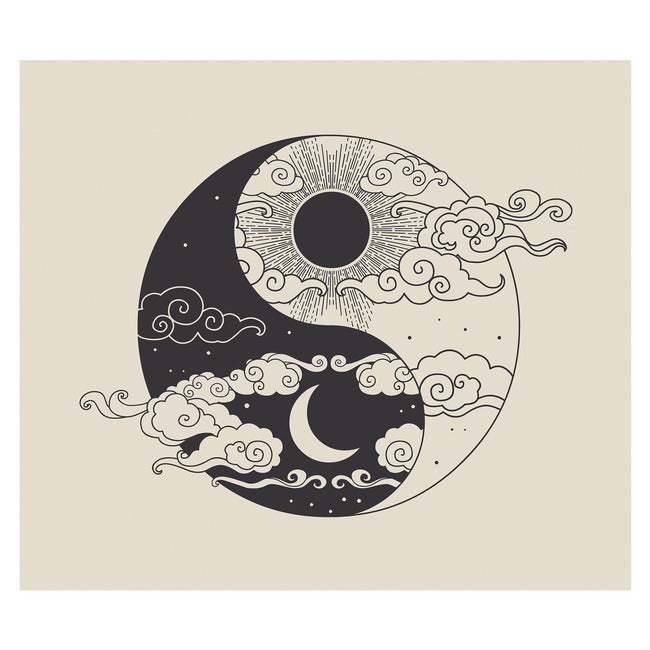 Yin Yang Tapestry Tapestry RoomMates   