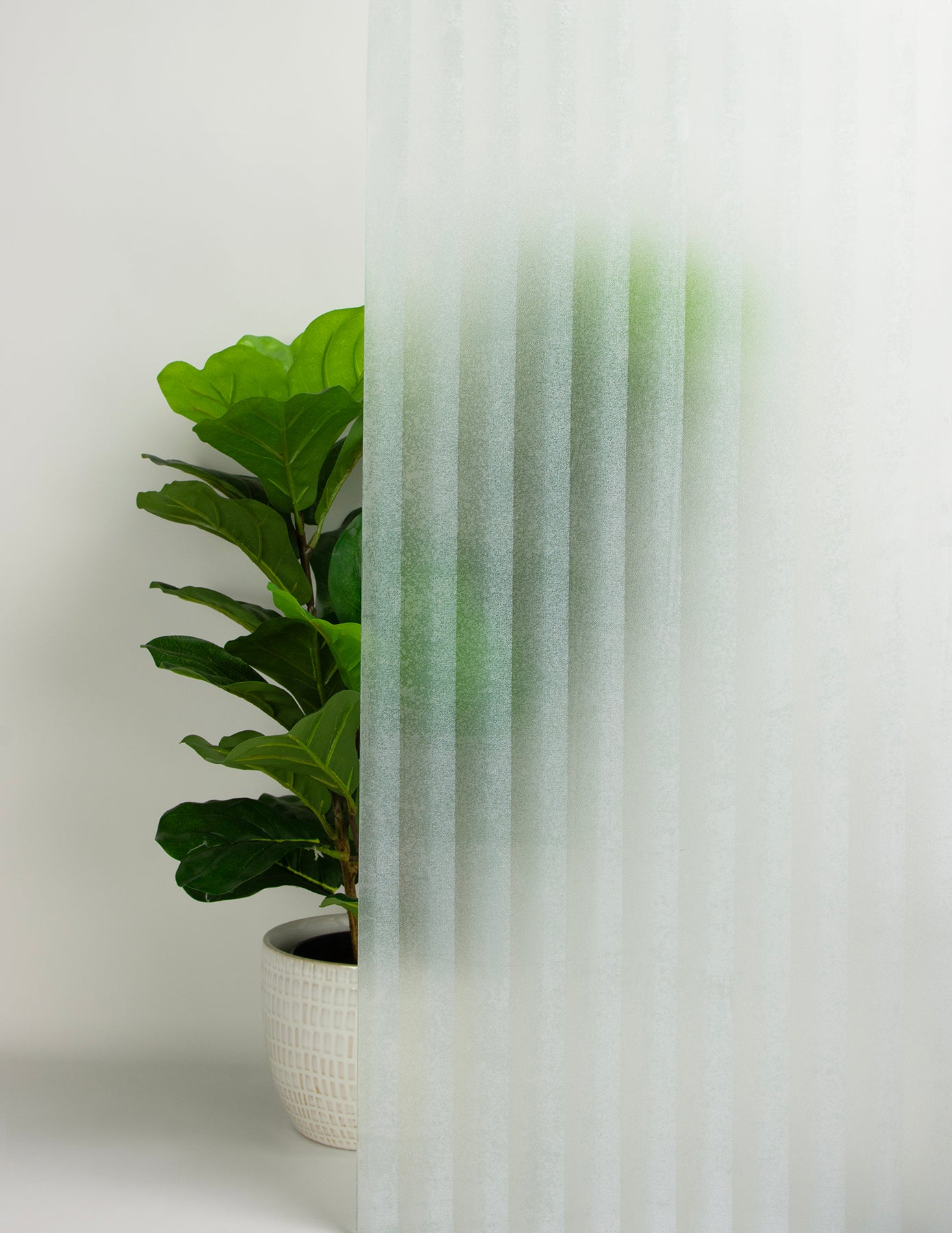 Faux Blind Privacy Window Film StickSHADES RoomMates   