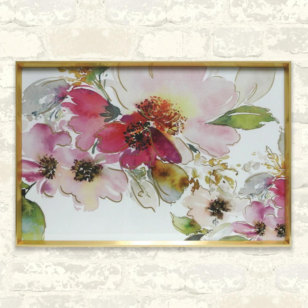 Watercolor Peonies III Framed Wall Art Framed Art RoomMates   