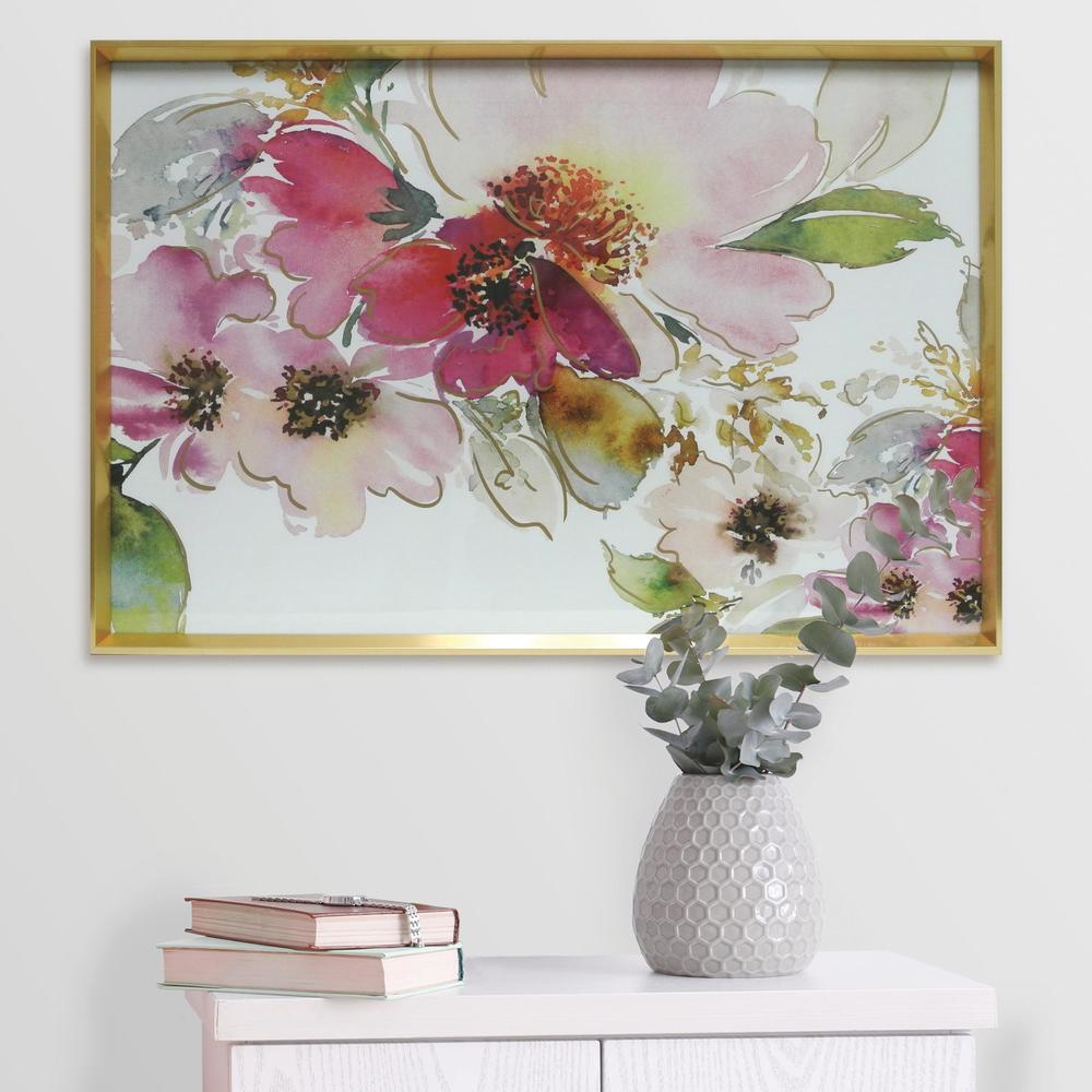 Watercolor Peonies III Framed Wall Art Framed Art RoomMates   