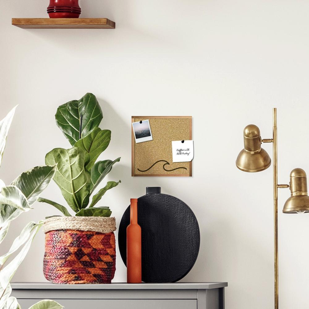 Wave Cork Wall Art Cork Wall Art RoomMates   