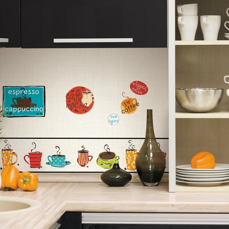 Cafe Wall Decals Wall Decals RoomMates   