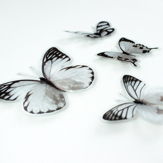 Black And White Butterfly Embellishments Wall Decals RoomMates   