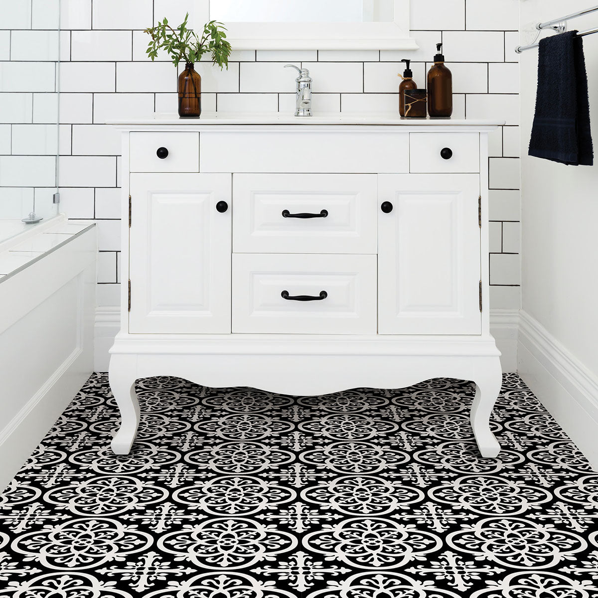 Gothic Peel and Stick Floor Tiles Peel and Stick Floor Tiles FloorPops   
