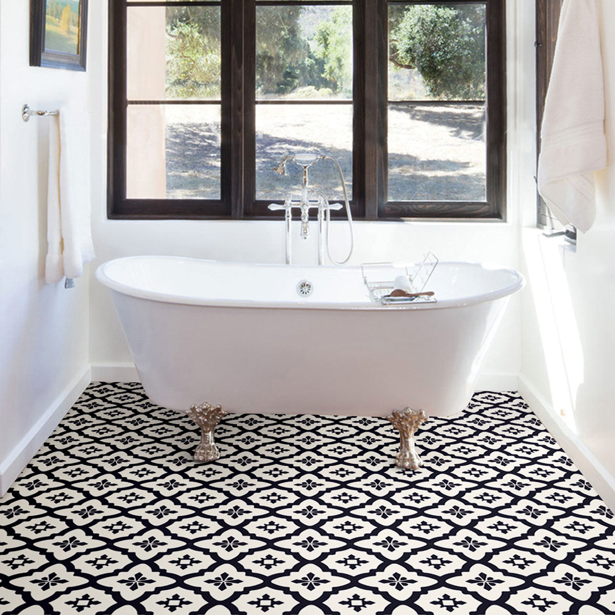 Comet Peel and Stick Floor Tiles Peel and Stick Floor Tiles FloorPops   