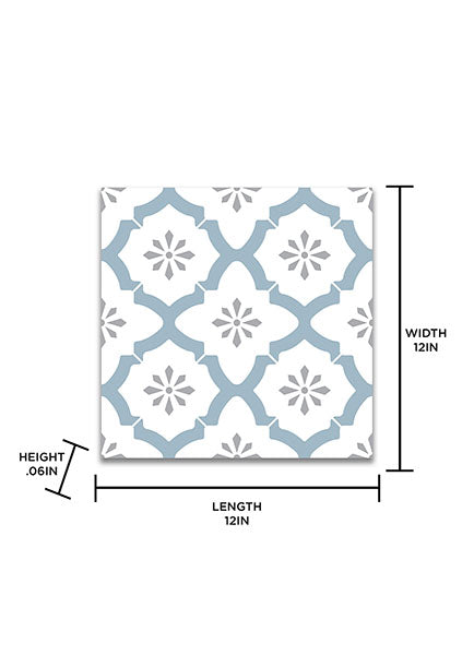 Alfama Peel and Stick Floor Tiles Peel and Stick Floor Tiles FloorPops   