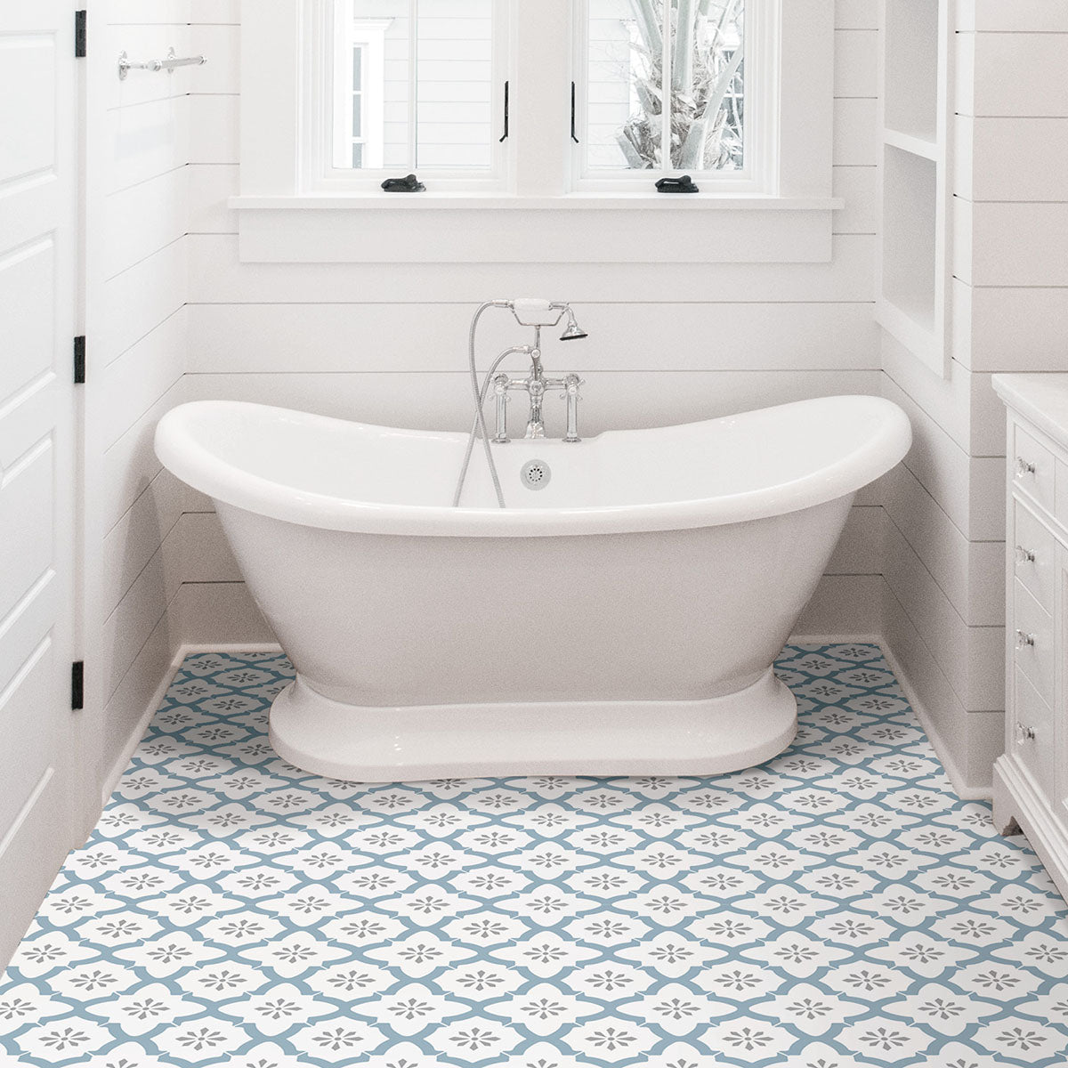 Alfama Peel and Stick Floor Tiles Peel and Stick Floor Tiles FloorPops   