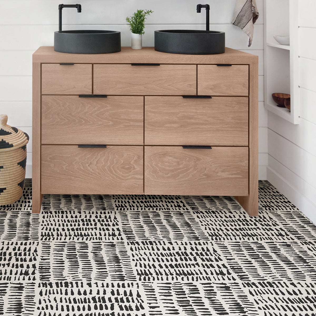 Noleby Peel and Stick Floor Tiles Peel and Stick Floor Tiles FloorPops   