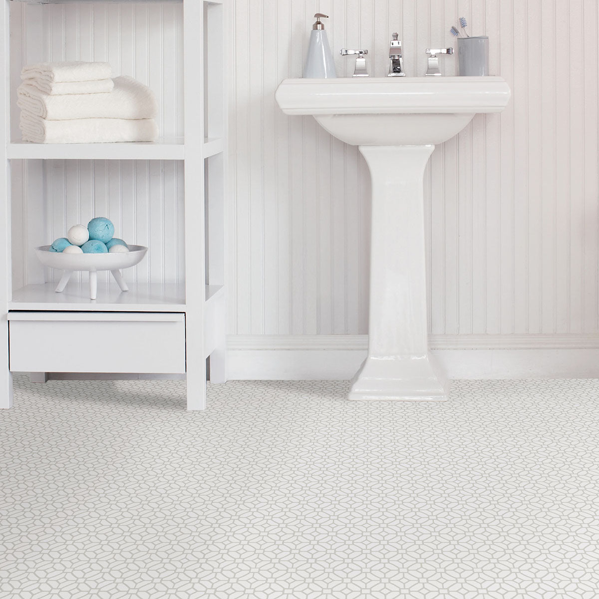 Lattice Peel and Stick Floor Tiles Peel and Stick Floor Tiles FloorPops   