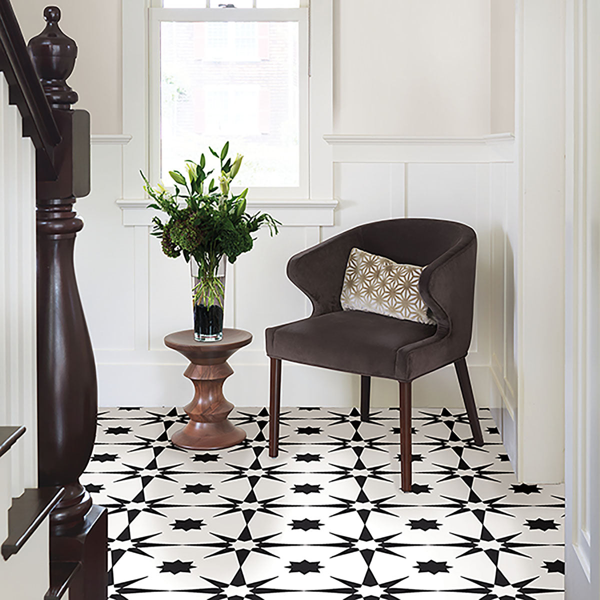 Altair Peel and Stick Floor Tiles Peel and Stick Floor Tiles FloorPops   