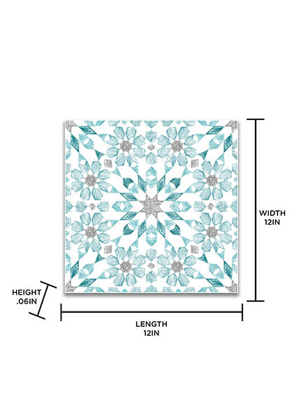 Radiance Peel and Stick Floor Tiles Peel and Stick Floor Tiles FloorPops   