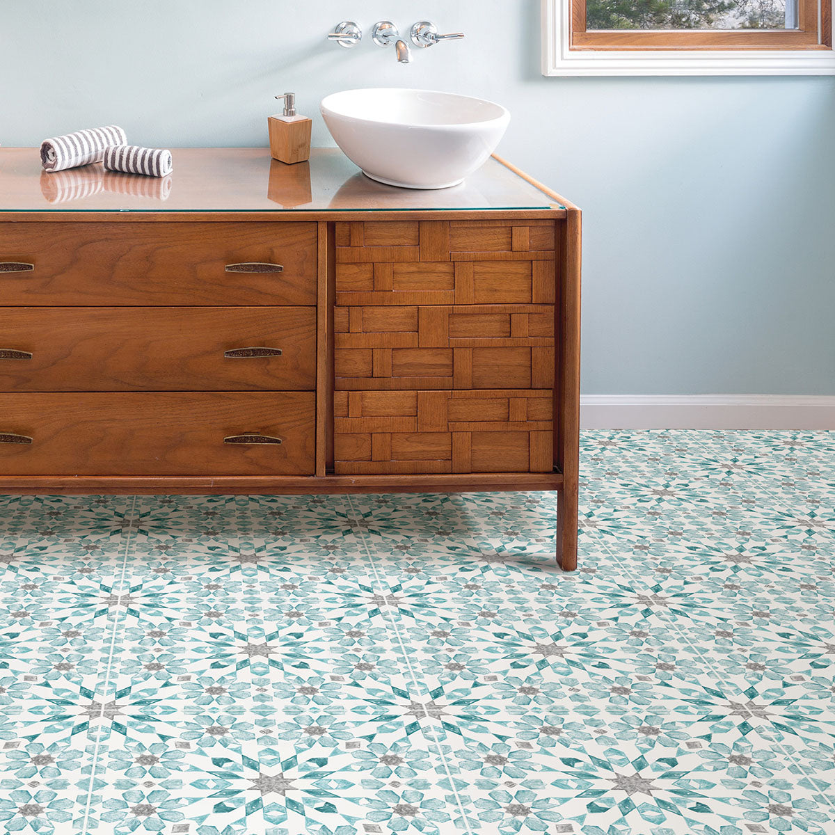 Radiance Peel and Stick Floor Tiles Peel and Stick Floor Tiles FloorPops   