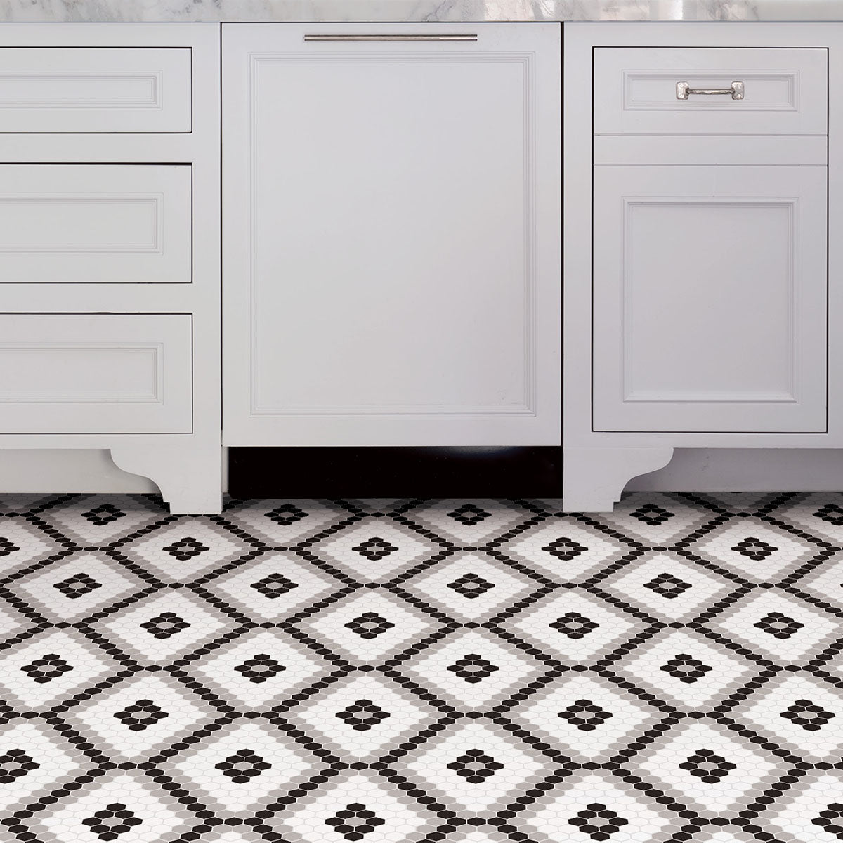 Leyton Peel and Stick Floor Tiles Peel and Stick Floor Tiles FloorPops   