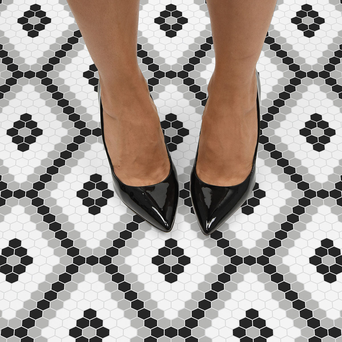 Leyton Peel and Stick Floor Tiles Peel and Stick Floor Tiles FloorPops   