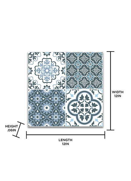 Myriad Peel and Stick Floor Tiles Peel and Stick Floor Tiles FloorPops   