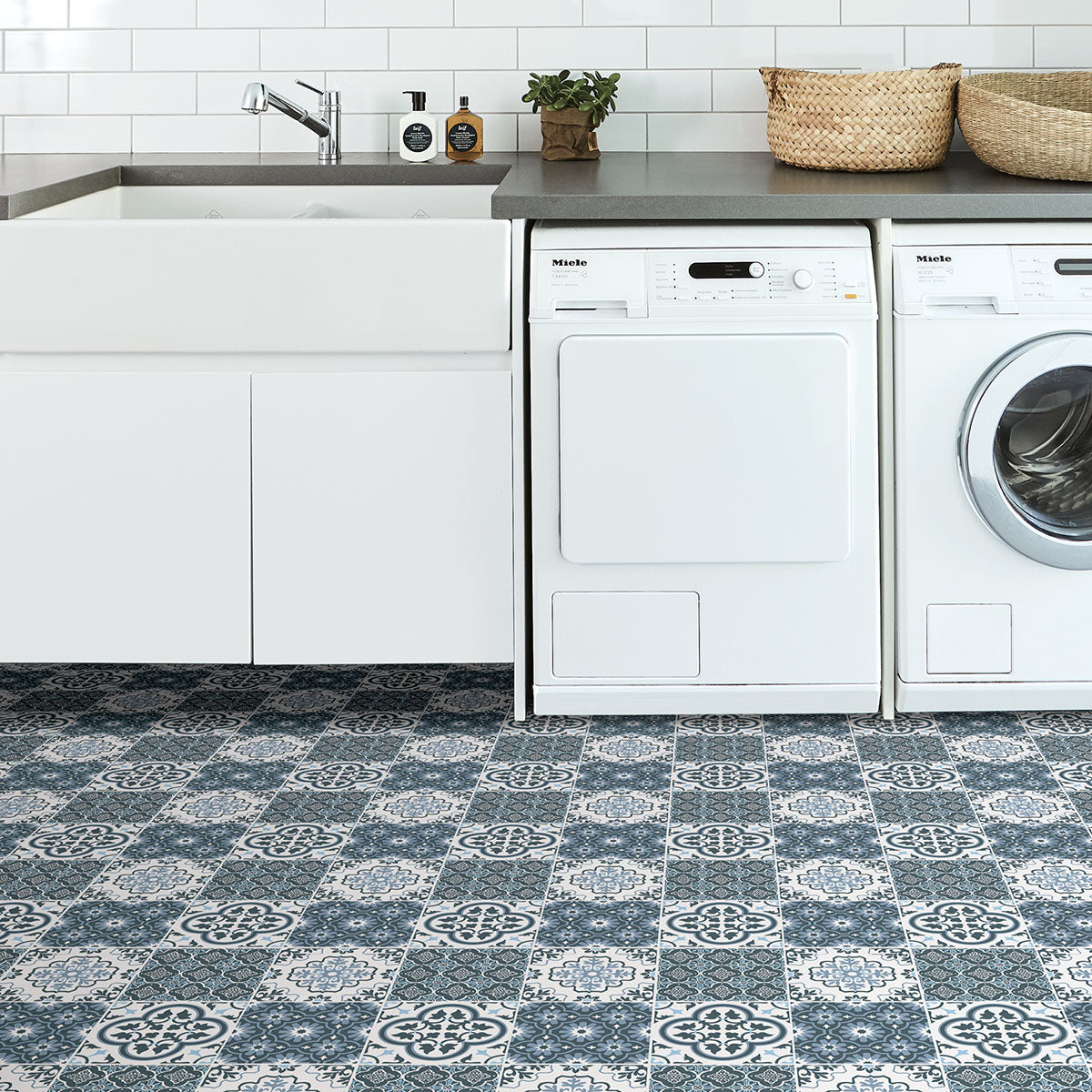 Myriad Peel and Stick Floor Tiles Peel and Stick Floor Tiles FloorPops   