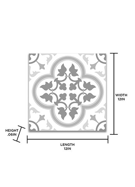 Remy Peel and Stick Floor Tiles Peel and Stick Floor Tiles FloorPops   