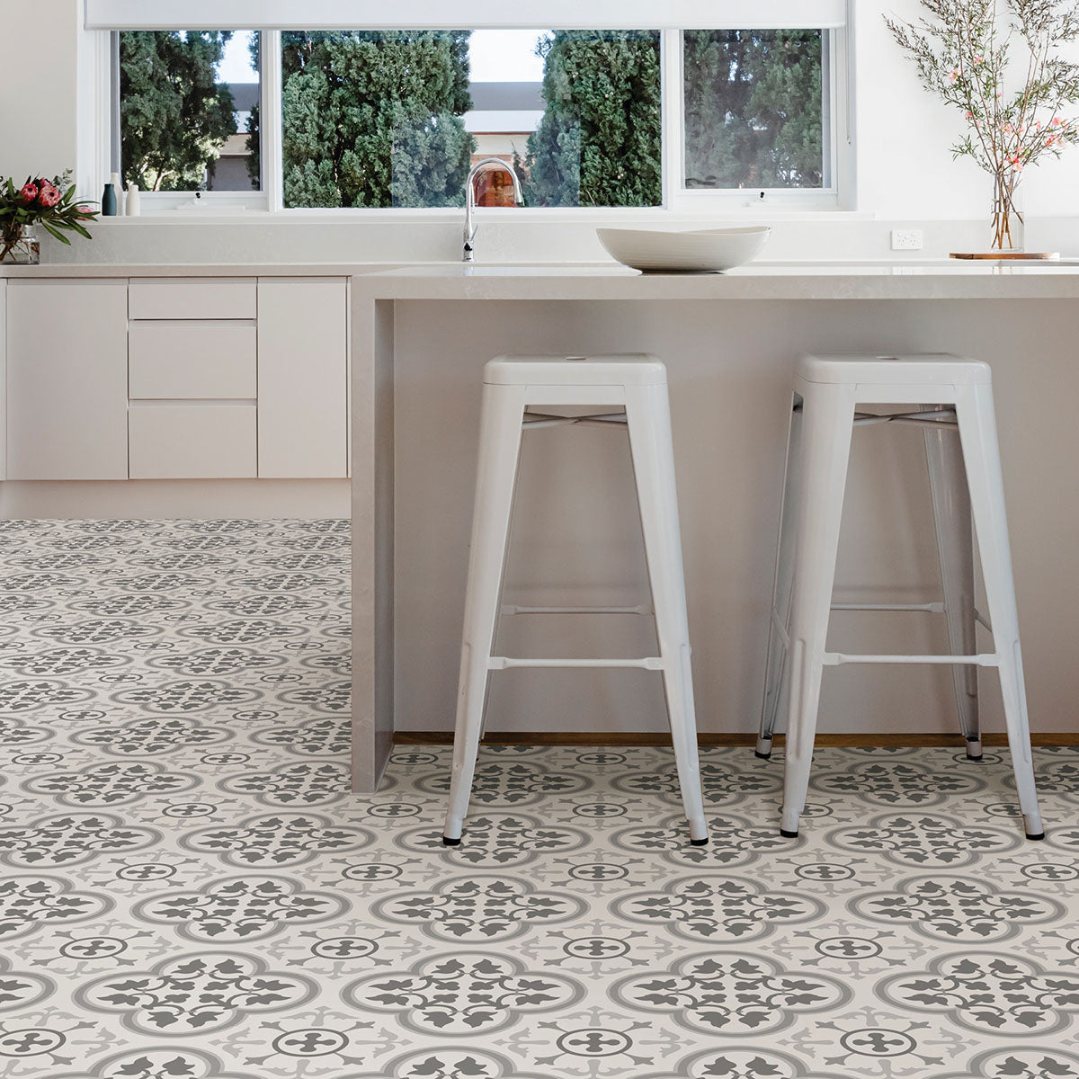Remy Peel and Stick Floor Tiles Peel and Stick Floor Tiles FloorPops   