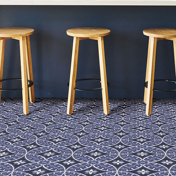 Capri Peel and Stick Floor Tiles Peel and Stick Floor Tiles FloorPops   