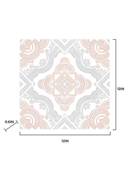 Cecilia Peel and Stick Floor Tiles Peel and Stick Floor Tiles FloorPops   