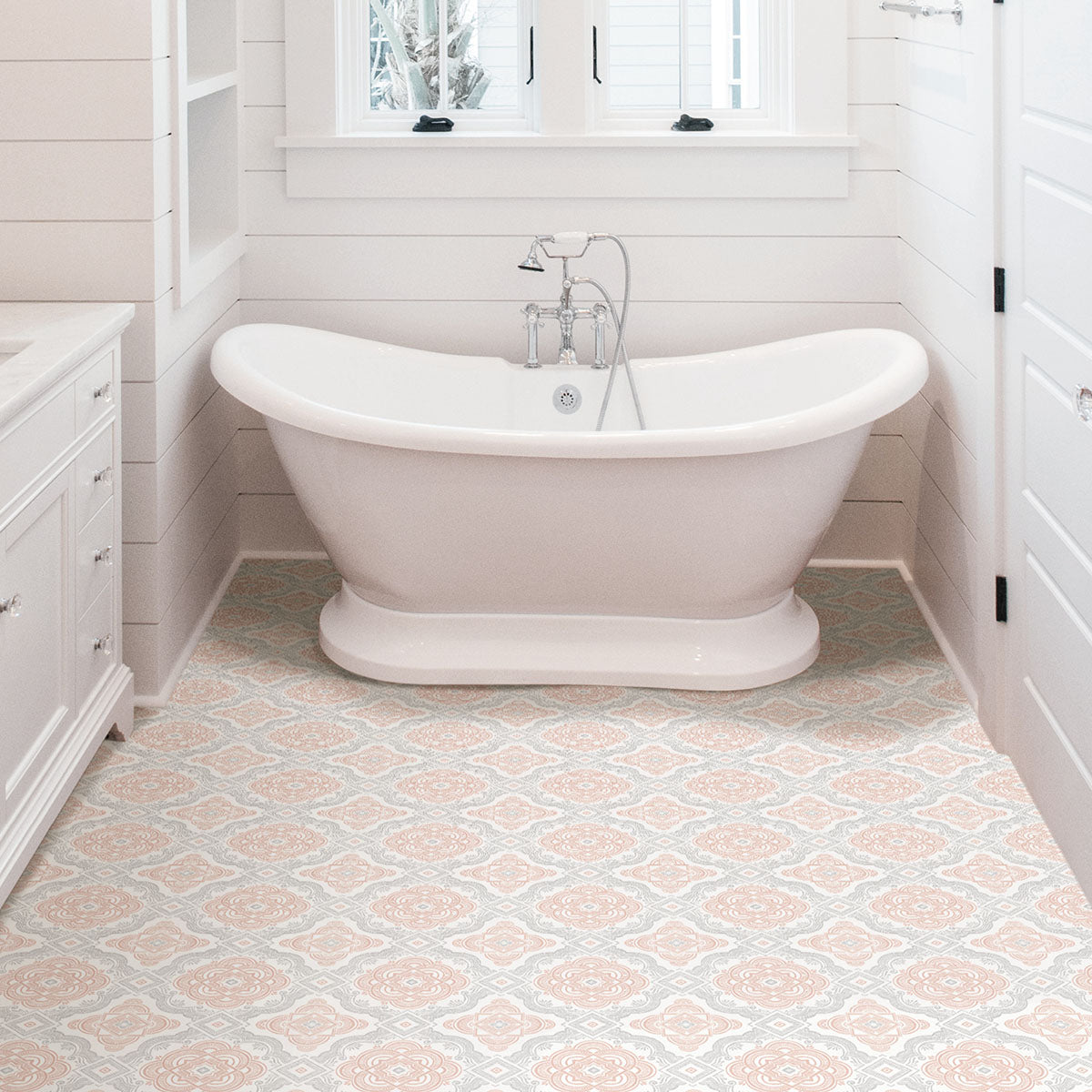 Cecilia Peel and Stick Floor Tiles Peel and Stick Floor Tiles FloorPops   