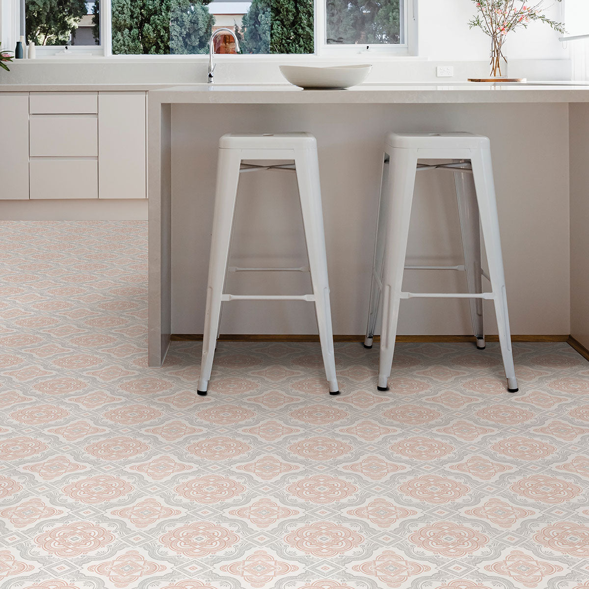 Cecilia Peel and Stick Floor Tiles Peel and Stick Floor Tiles FloorPops   