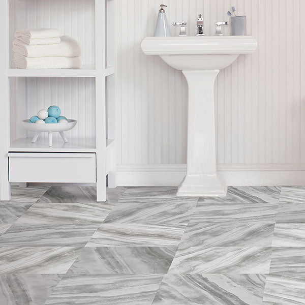 Polished Peel and Stick Floor Tiles Peel and Stick Floor Tiles FloorPops   
