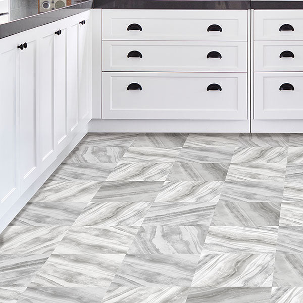 Polished Peel and Stick Floor Tiles Peel and Stick Floor Tiles FloorPops   