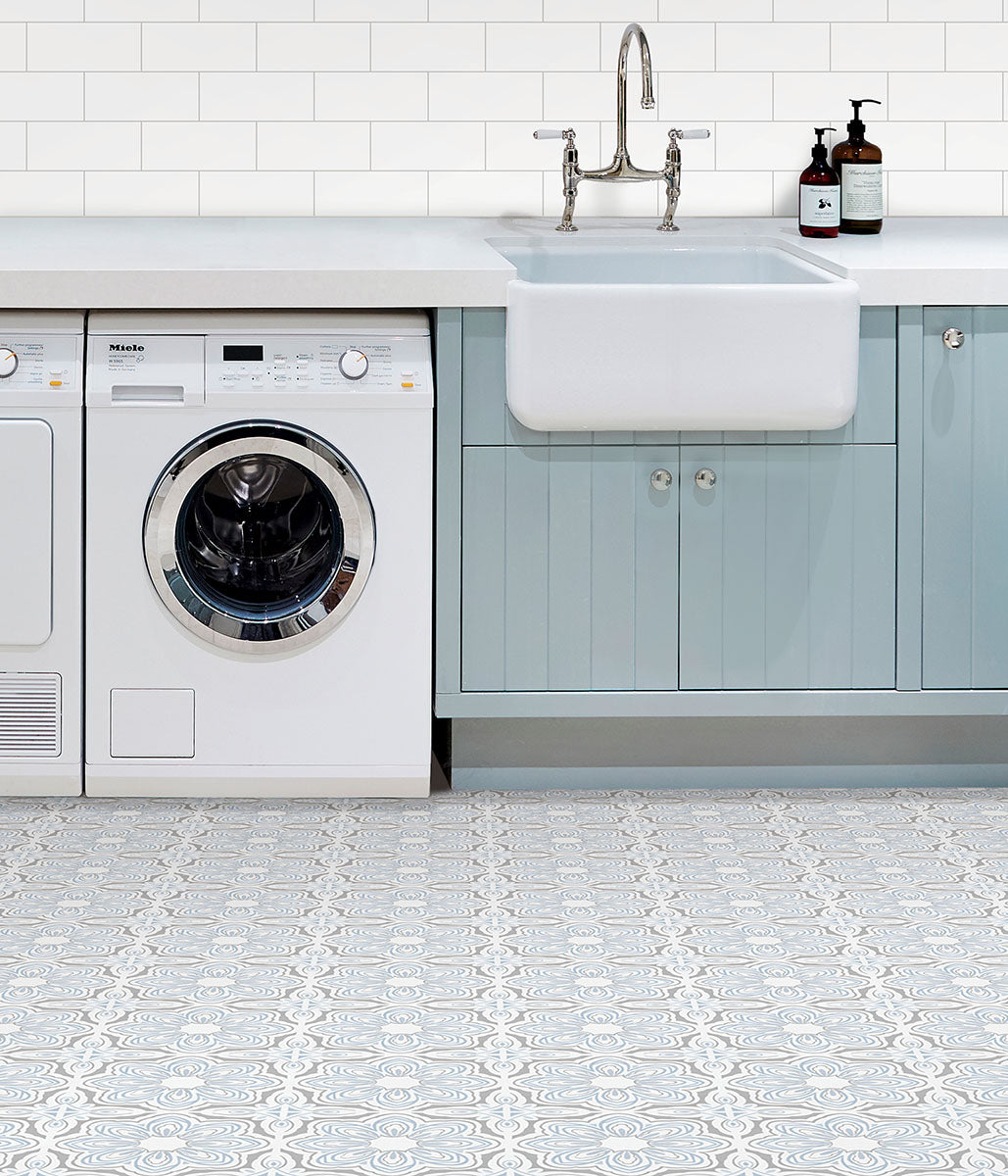 Morris Peel and Stick Floor Tiles Peel and Stick Floor Tiles FloorPops   