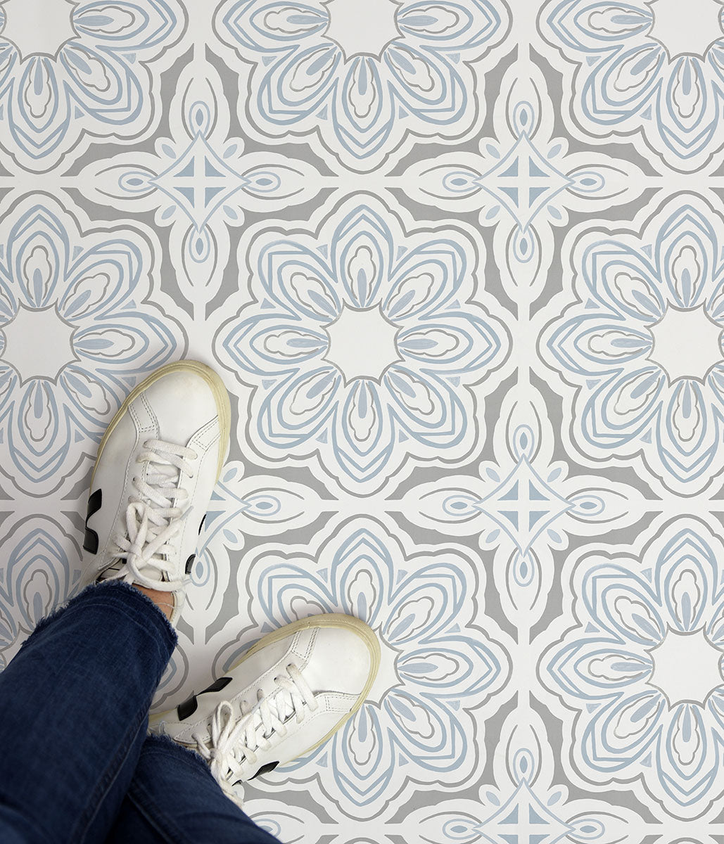 Morris Peel and Stick Floor Tiles Peel and Stick Floor Tiles FloorPops   