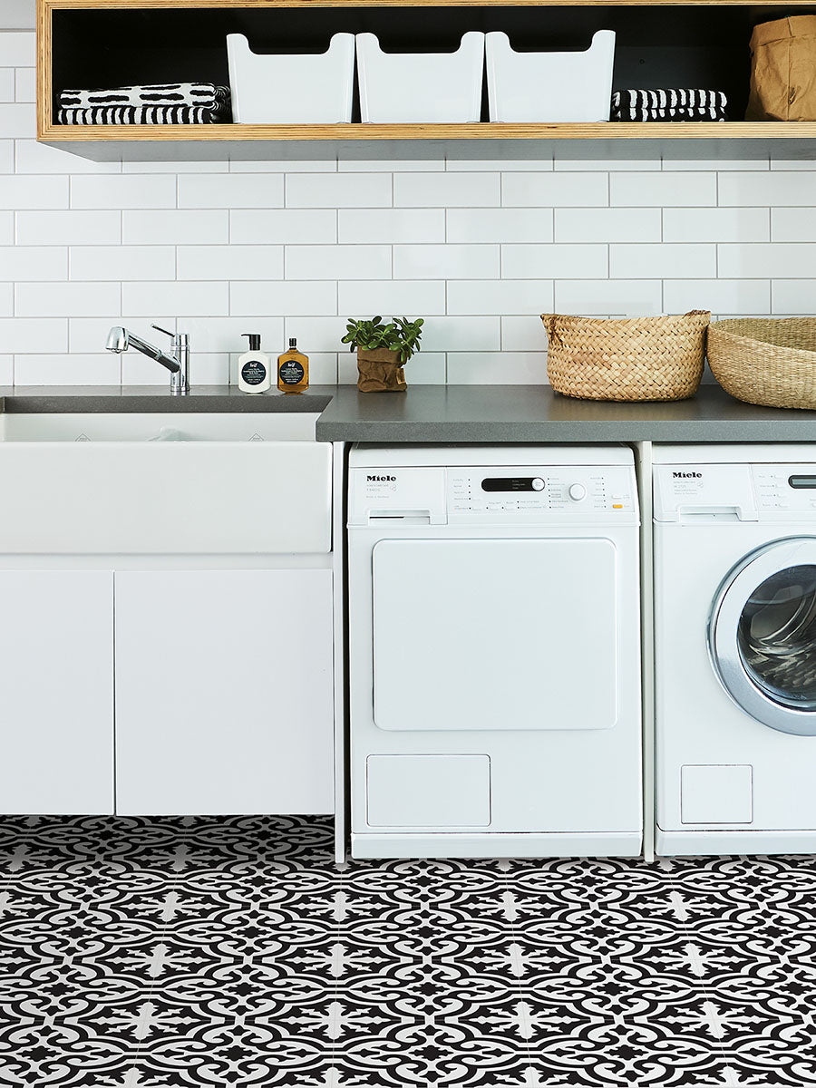 Parma Peel and Stick Floor Tiles Peel and Stick Floor Tiles FloorPops   