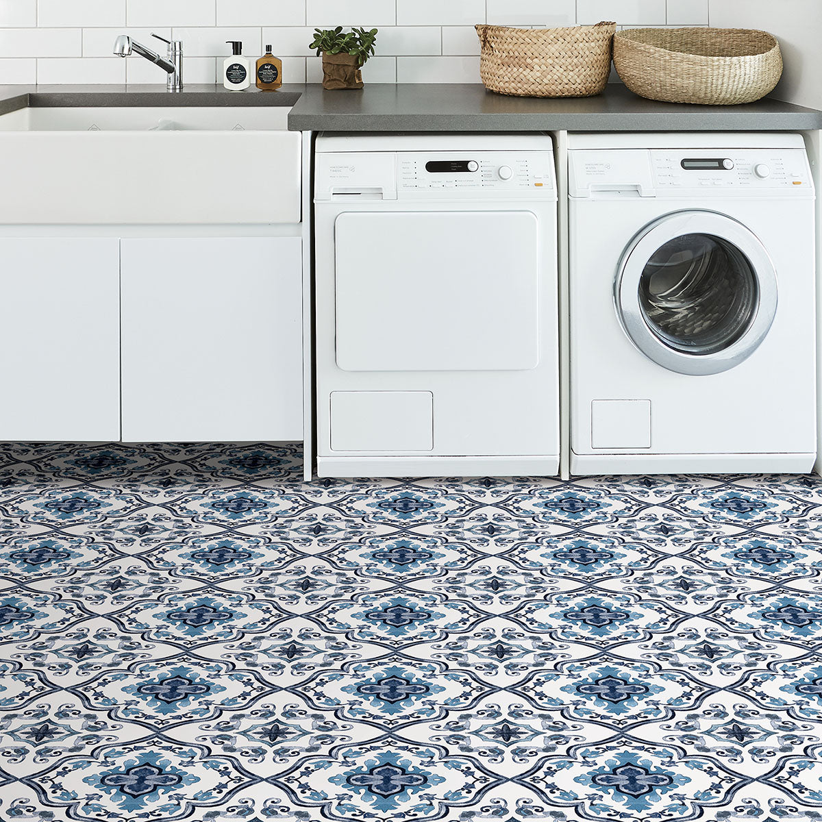 Marrakesh Peel and Stick Floor Tiles Peel and Stick Floor Tiles FloorPops   