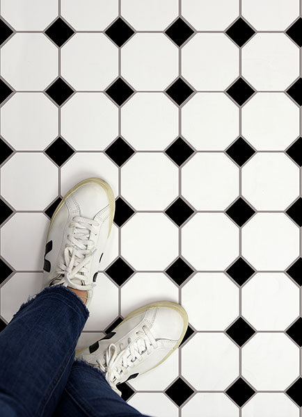 Hudson Peel and Stick Floor Tiles Peel and Stick Floor Tiles FloorPops   