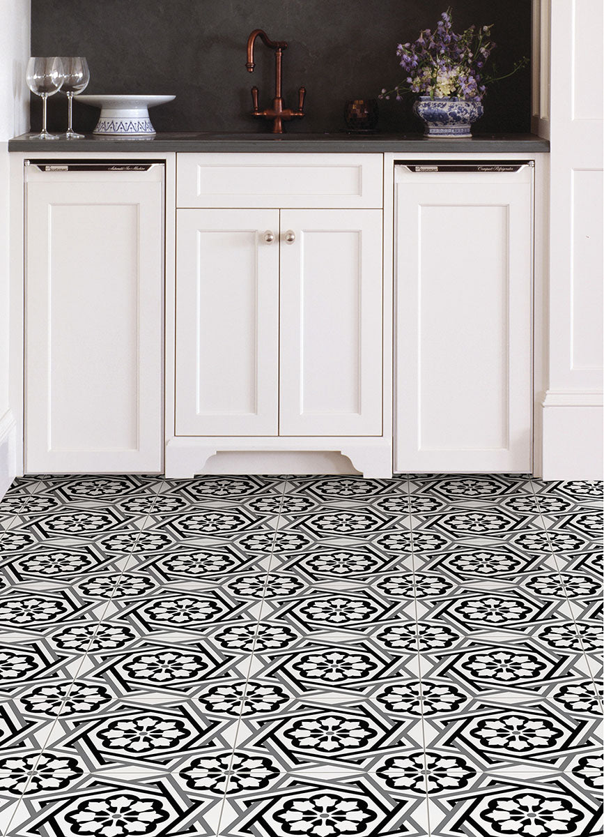 Dakota Peel and Stick Floor Tiles Peel and Stick Floor Tiles FloorPops   