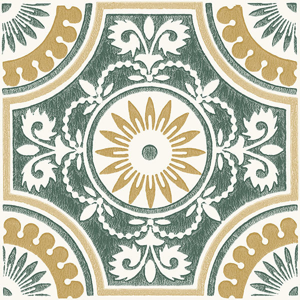 Yellow Ezra Peel and Stick Floor Tiles Peel and Stick Floor Tiles FloorPops   