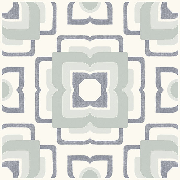 Teal Posey Peel and Stick Floor Tiles Peel and Stick Floor Tiles FloorPops   