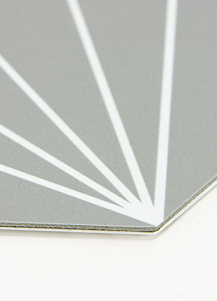 Vers Peel and Stick Hexagon Floor Tiles Peel and Stick Floor Tiles FloorPops   