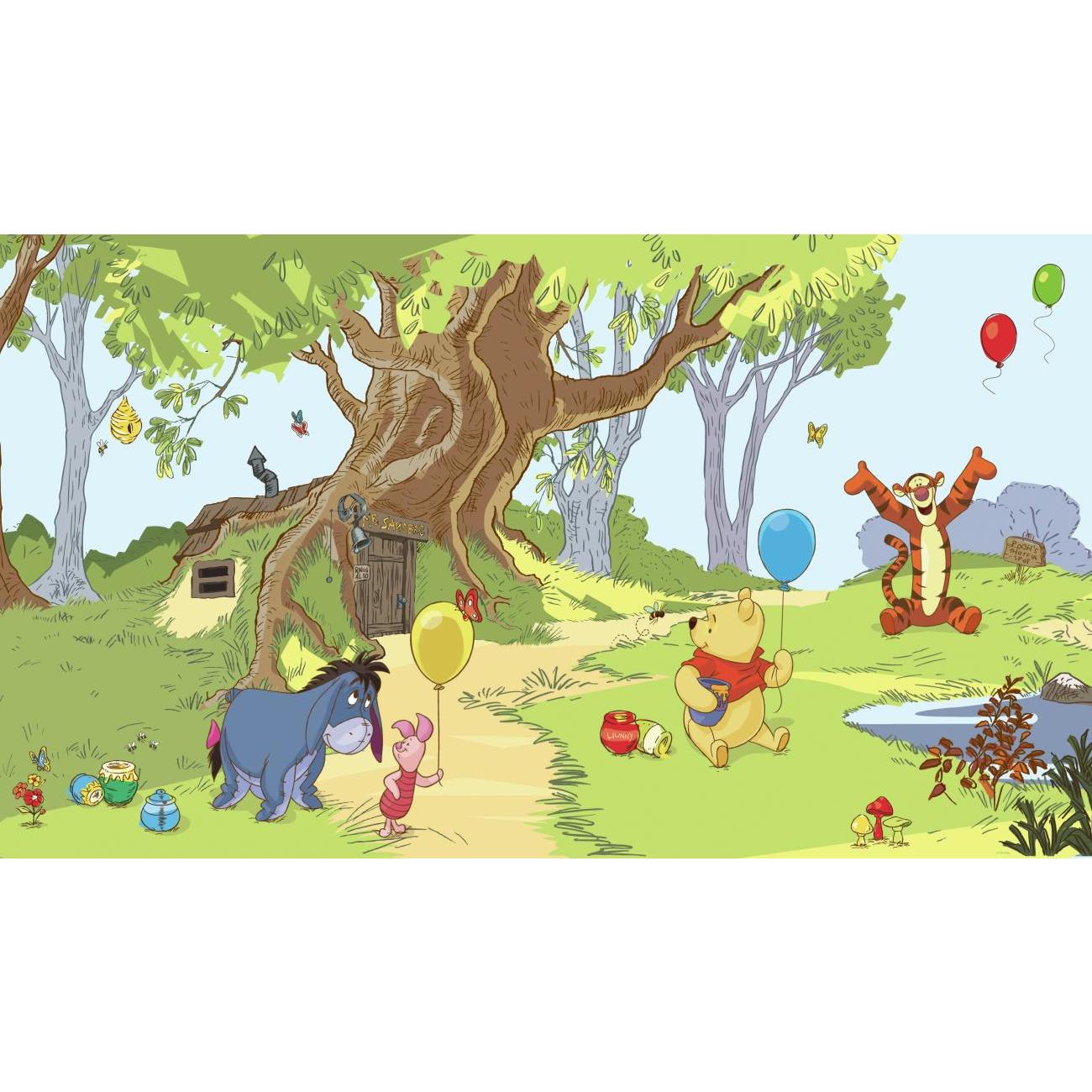 Pooh & Friends XL Spray and Stick Wallpaper Mural Wall Murals RoomMates Each  