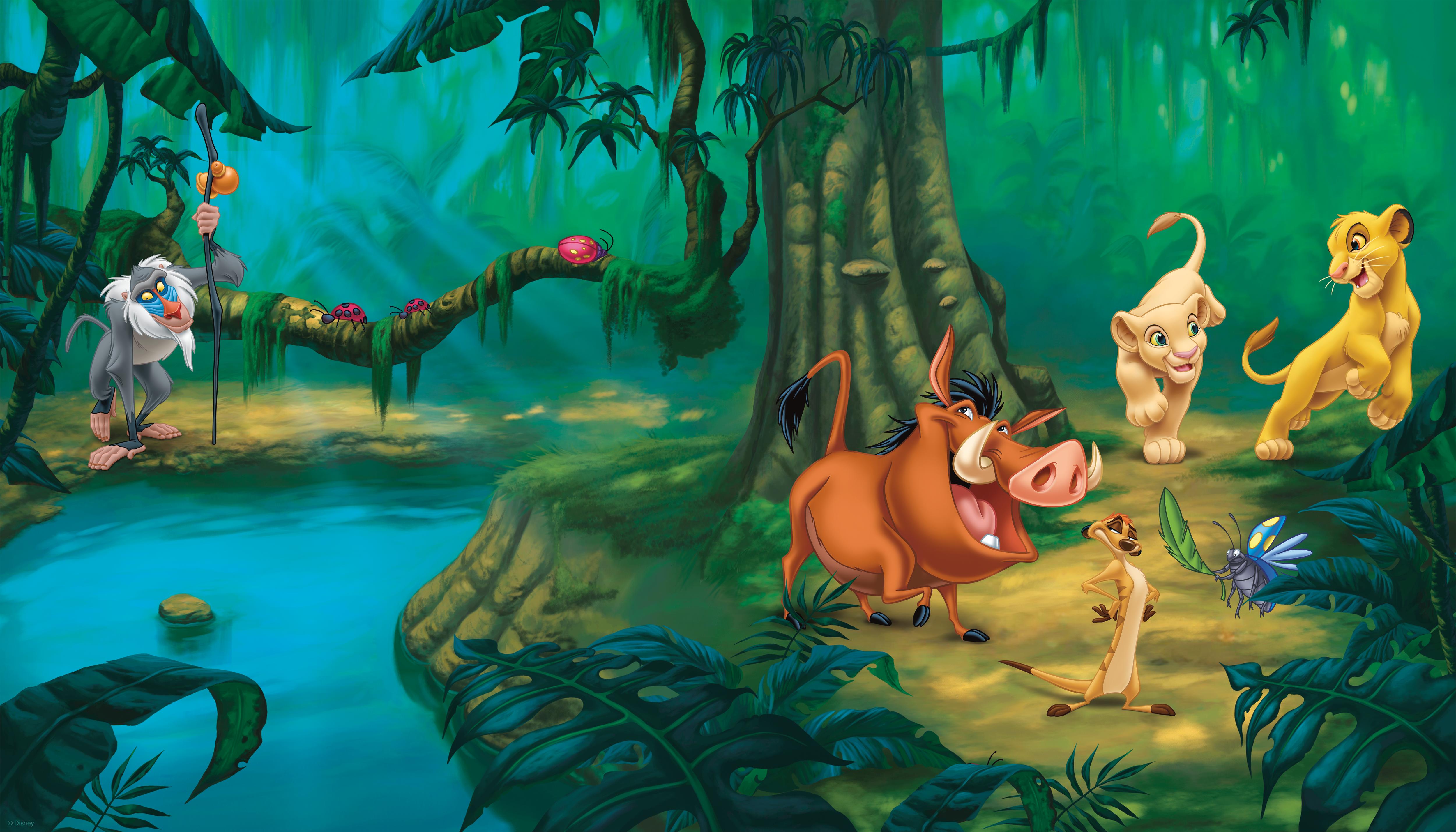 The Lion King XL Spray and Stick Wallpaper Mural Wall Murals RoomMates Mural  