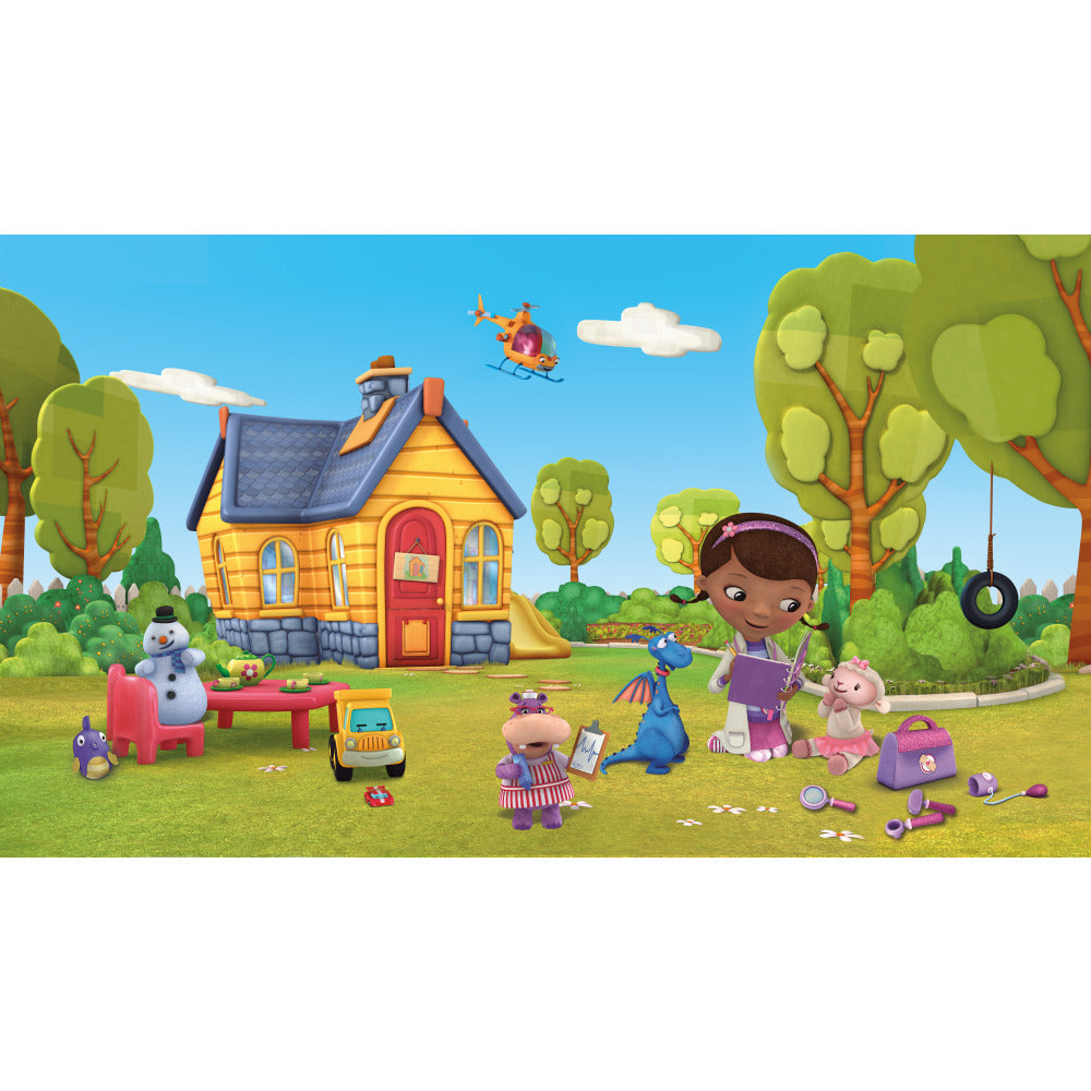Doc Mcstuffins Spray and Stick Wallpaper Mural Wall Murals RoomMates Mural  