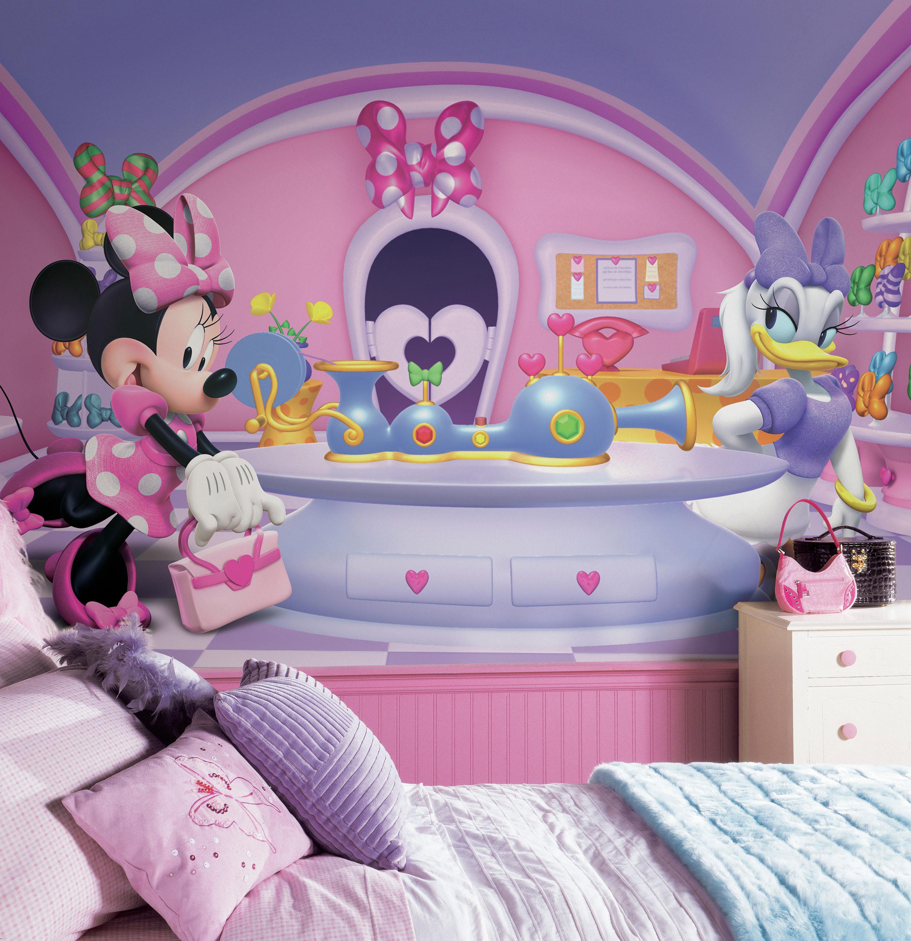 Minnie Fashionista XL Spray and Stick Wallpaper Mural Wall Murals RoomMates   