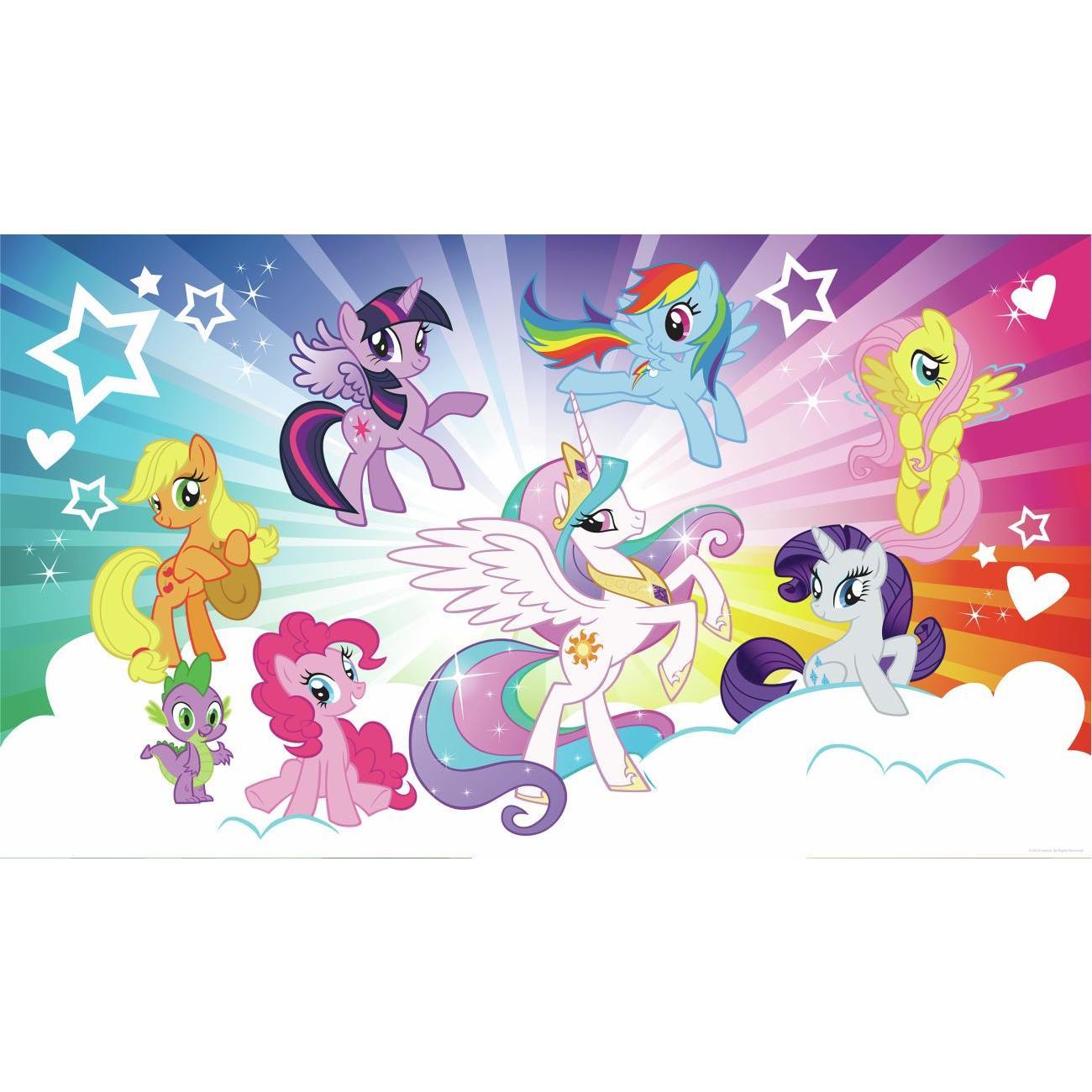 My Little Pony Cloud Burst XL Spray and Stick Wallpaper Mural Wall Murals RoomMates Each  
