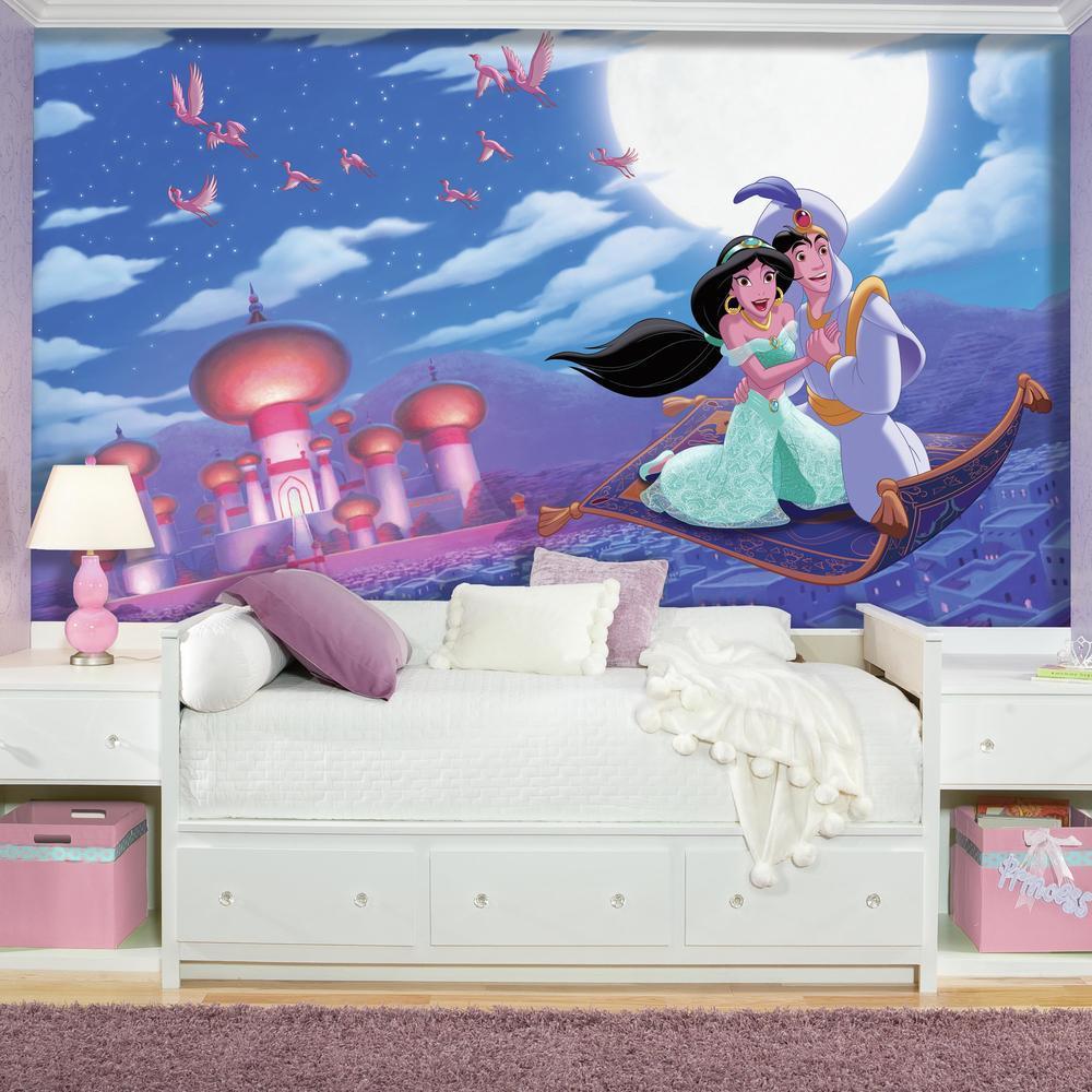 Aladdin "A Whole New World" XL Spray and Stick Wallpaper Mural Wall Murals RoomMates   