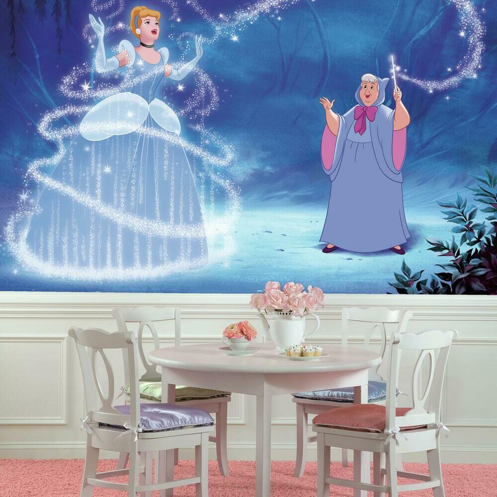 Disney Princess Cinderella Magic XL Prepasted Wall Mural Wall Murals RoomMates   