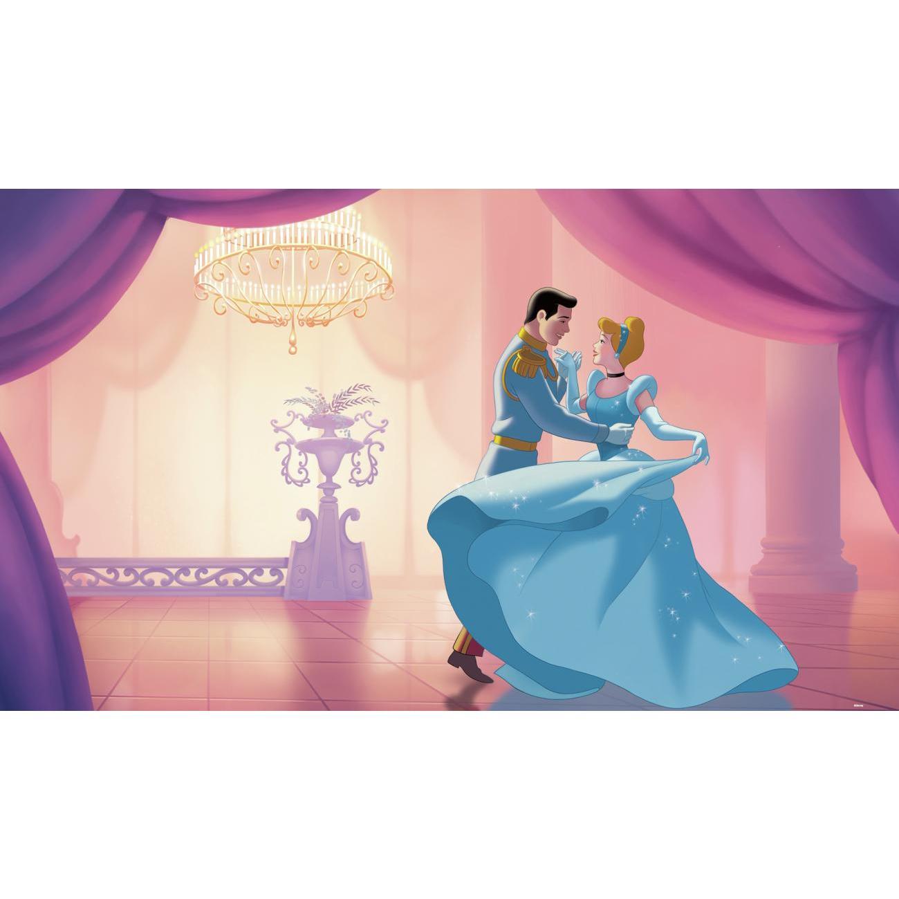 Disney Princess Cinderella "So This Is Love" XL Spray and Stick Wallpaper Mural Wall Murals RoomMates Mural  